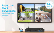 Lade das Bild in den Galerie-Viewer, Super 8MP POE NVR Video Recorder Audio IP Camera H.265 CCTV System ONVIF Network Face Detect P2P Video Surveillance Camera RTSP