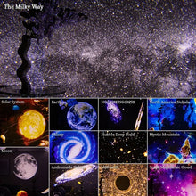 Lade das Bild in den Galerie-Viewer, Night Light Galaxy Projector Starry Sky Projector 360° Rotate Planetarium Lamp For Kids Bedroom Valentines Day Gift Wedding Dec
