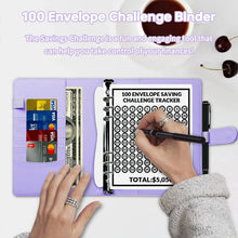 Lade das Bild in den Galerie-Viewer, 100 Envelope Challenge Binder Couple Challenge Event Save Together Challenge Notepad Savings Folder A5 Binder Budget Envelopes
